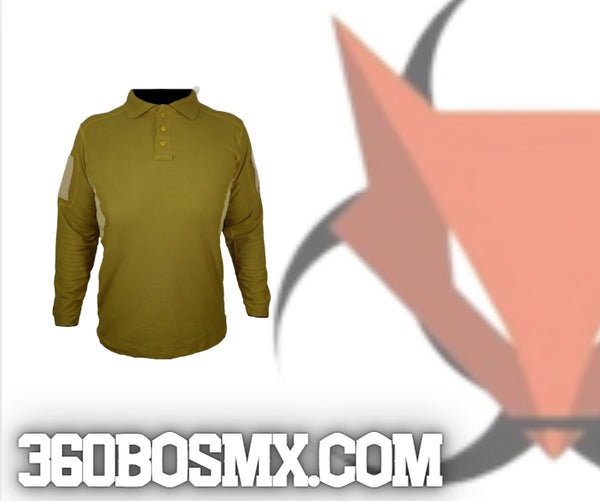 Camisa Polo Manga Larga Tactica Velcros Coyote	304	GBL-01123	BX2	MM 3BM MRP