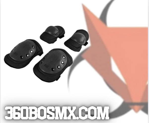 Rodilleras + Coderas Tacticas Militar Negro	320	GBL-01133	BX2	MM 3BM MRP