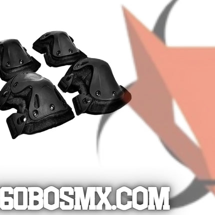 Rodilleras + Coderas Tacticas Militar Negro	240	GBL-01130	BX2	MM 3BM MRP
