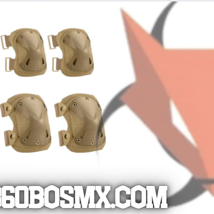 Rodilleras + Coderas Tacticas Militar Kaki	240	GBL-01131	BX2	MM 3BM MRP