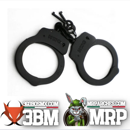 Esposas Police Negras 2 Llaves	365	3BM-0293