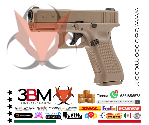 Umarex Pistola GLOCK 19X .177 CO2 Blowback 4.5