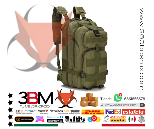 Mochila Tactica 30L Molle