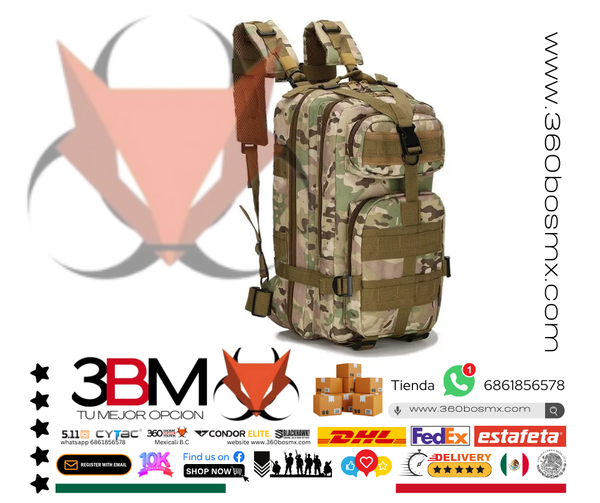 Mochila Tactica 30L Molle