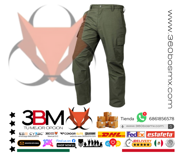 LAPG Pantalon Tactico Cargo Verde