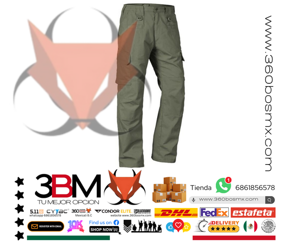 Tactical Pantalon Tactico Cargo Verde A2