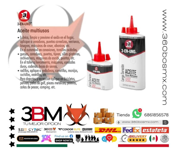 Aceite Multiusos 	3BMA276	52 3BMA011