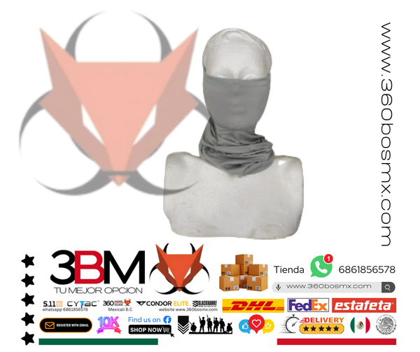 Balaclava Capucha Gris 3BMA023