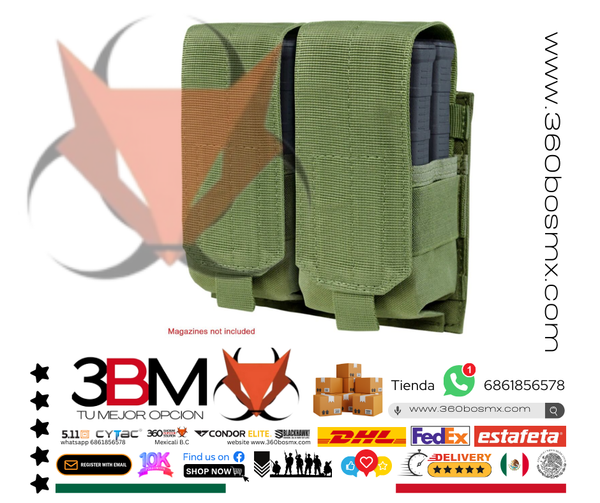 Condor Funda Porta Cargador Para 4 Molle Verde