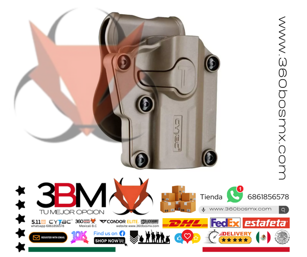 Cytac Funda Porta Arma Universal Coyote	 A3