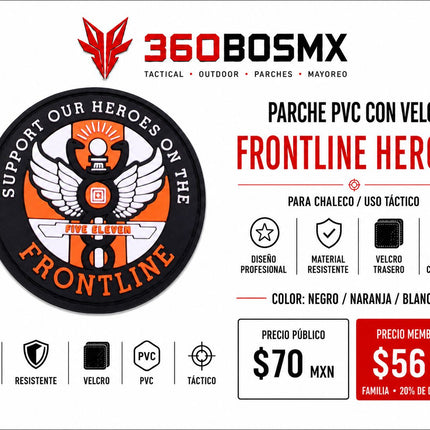 Parche PVC c/ Velcro Frontline