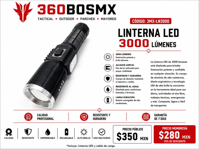 Lampara Led Recargable