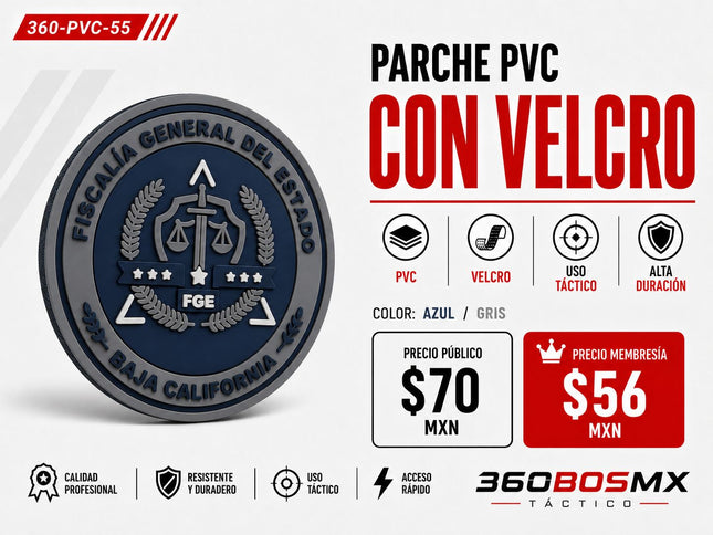 Parche PVC  c/ Velcro