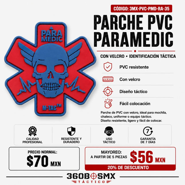 Parche PVC Paramedico