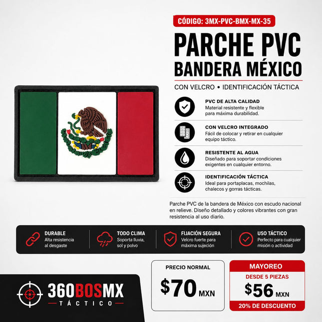Parche PVC Bandera