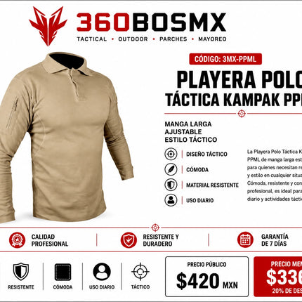 Camisa Polo Manda Larga