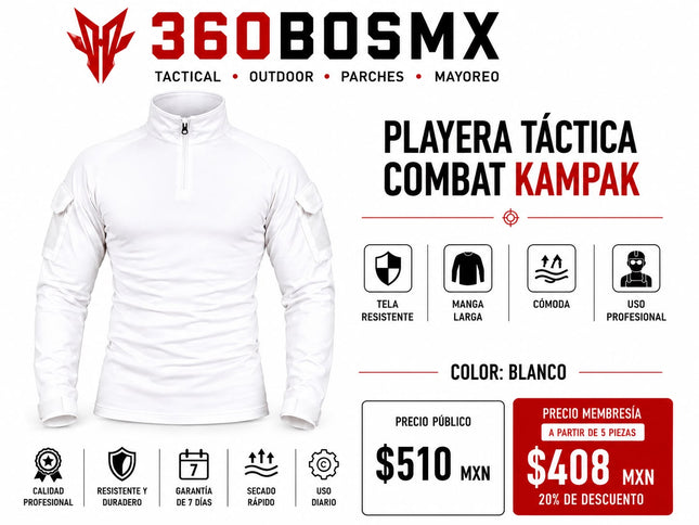 Camisa Combate Manga Larga
