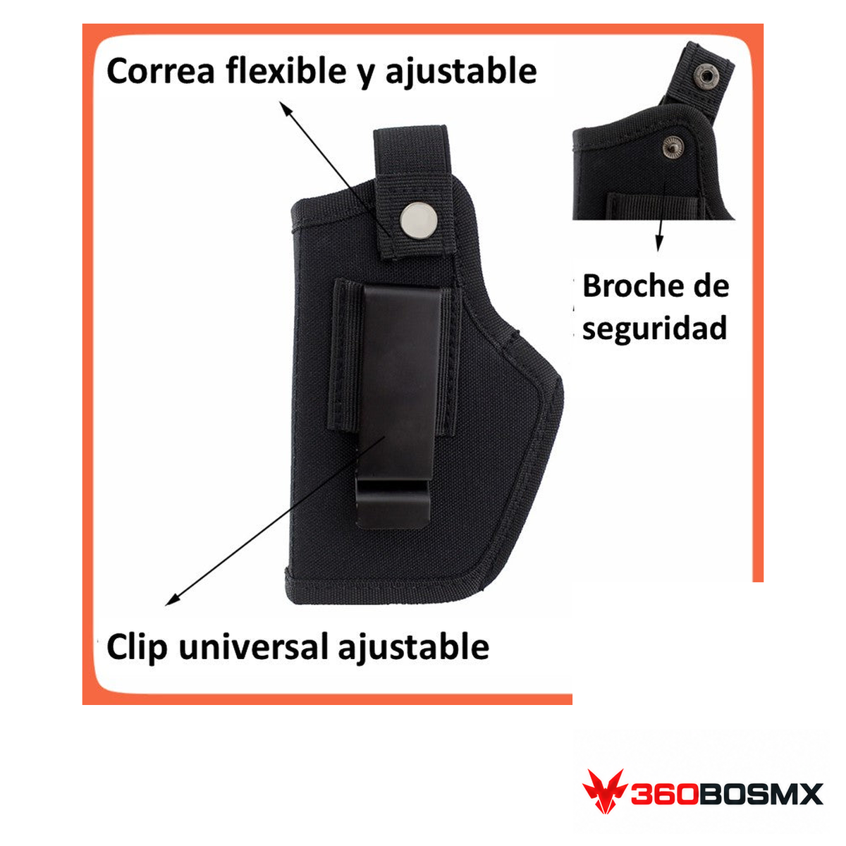Funda BB202 negra - vista 4