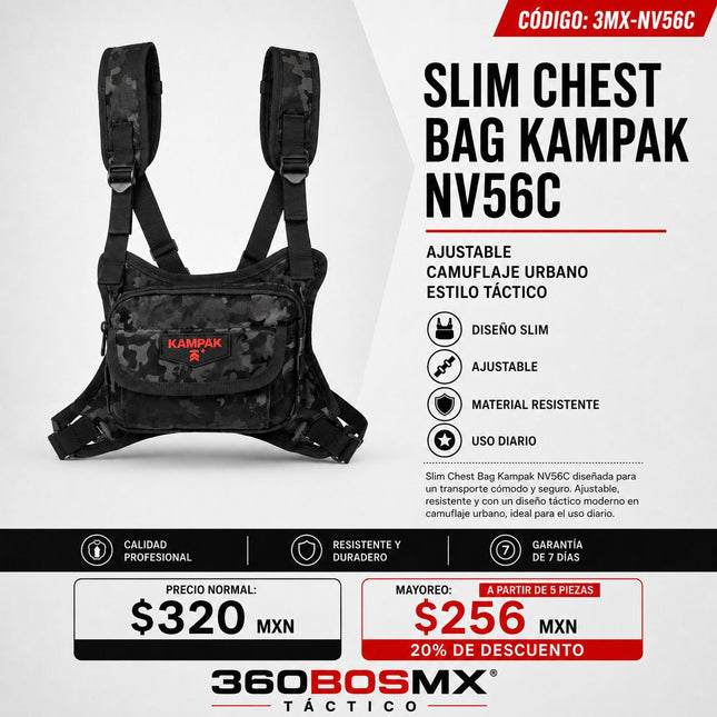 Pechera KAMPAK Negro