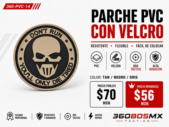 Parche PVC  c/ Velcro