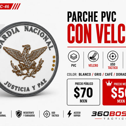 Parche PVC  c/ Velcro