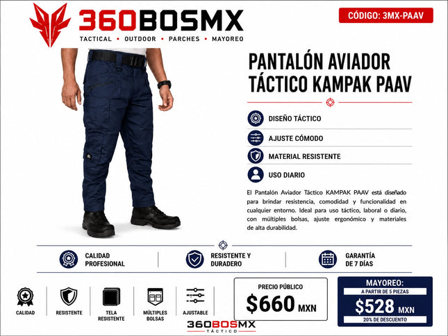 Pantalon Tactico Aviador