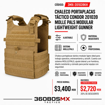 Chaleco Tactico Porta Placas