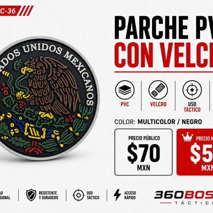 Parche PVC  c/ Velcro