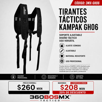 Tirantes Tacticos KAMPAK