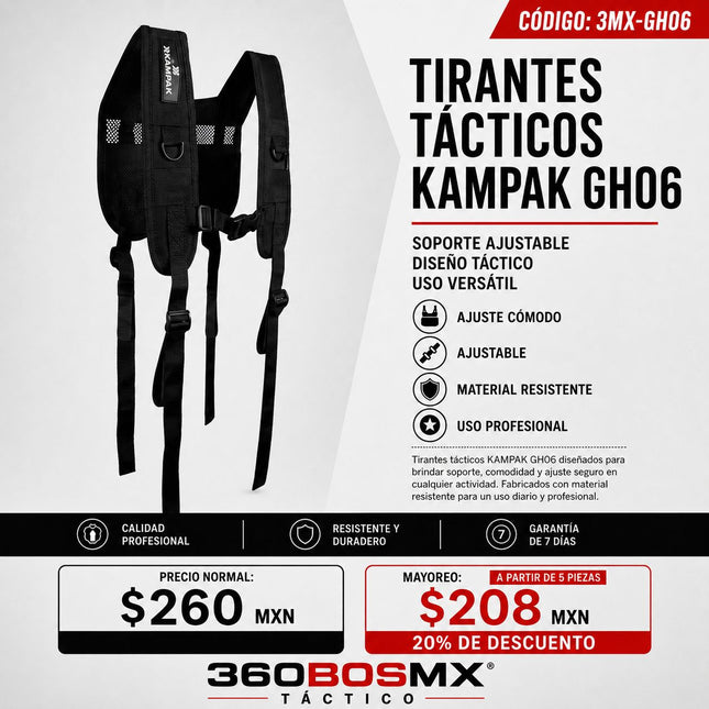 Tirantes Tacticos KAMPAK