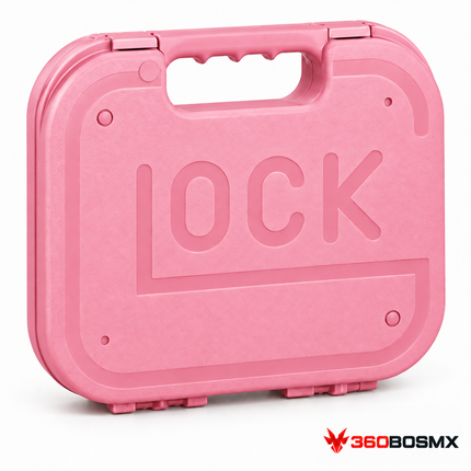 Estuche rígido completamente rosa 360BOSMX