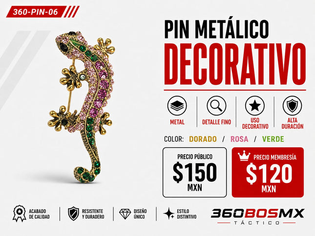 Pin Metalico Decoracion