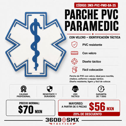 Parche PVC Paramedico