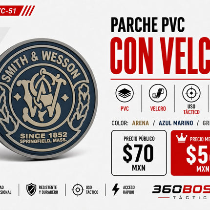 Parche PVC  c/ Velcro