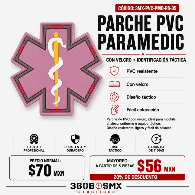 Parche PVC Paramedico