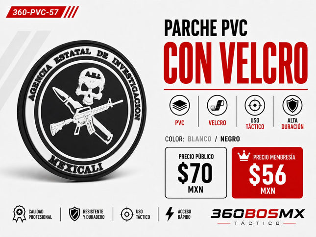 Parche PVC  c/ Velcro