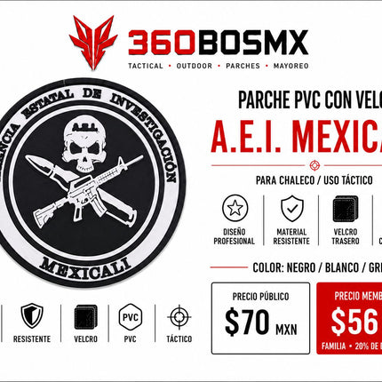 Parche PVC c/ Velcro AEI