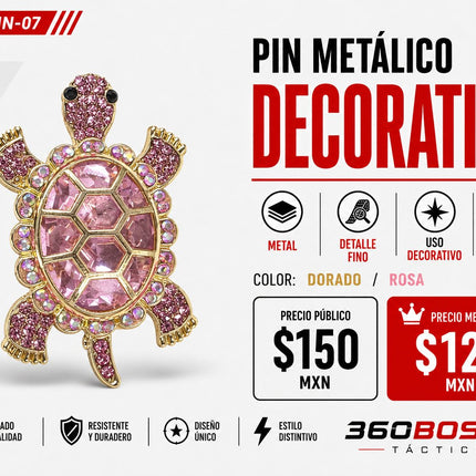 Pin Metalico Decoracion
