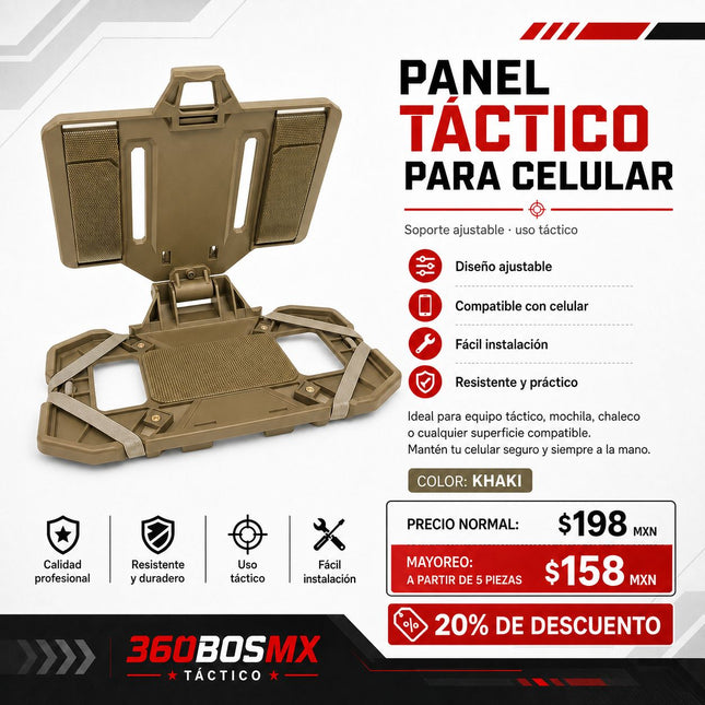 Panel Porta Tactico Para Celular