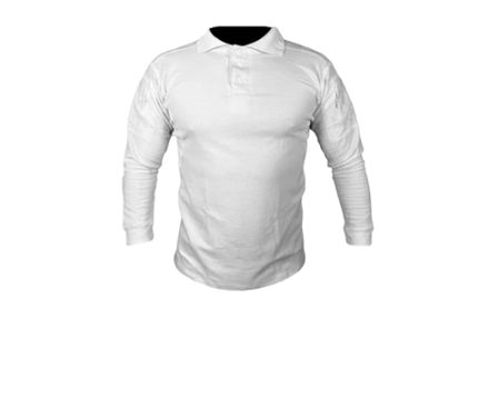 Camisa Polo Manga Larga Color Blanco 	464	3BM-0288 M