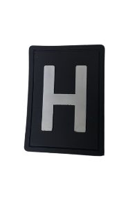 Parche PVC c/ Velcro Letra H 	48	3BM-01098	BX2	MM 3BM MRP