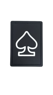 Parche PVC c/ Velcro Letra Spade 	48	3BM-01106	BX2	MM 3BM MRP