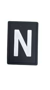 Parche PVC c/ Velcro Letra N	48	3BM-01109	BX2	MM 3BM MRP