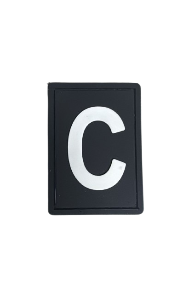 Parche PVC c/ Velcro Letra C 	48	3BM-01112	BX2	MM 3BM MRP