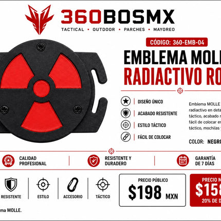 Emblema Tactico Sistema Molle M