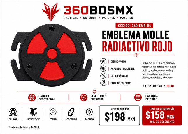 Emblema Tactico Sistema Molle M