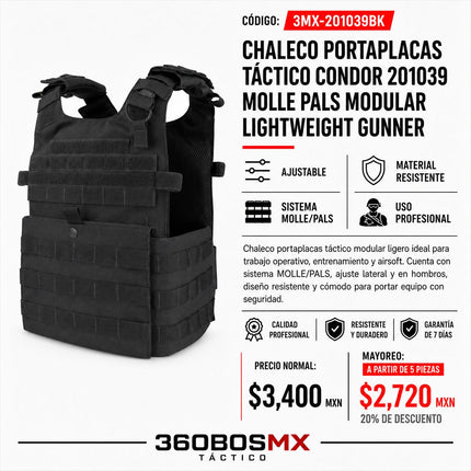 Chaleco Tactico Porta Placas