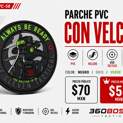 Parche PVC  c/ Velcro