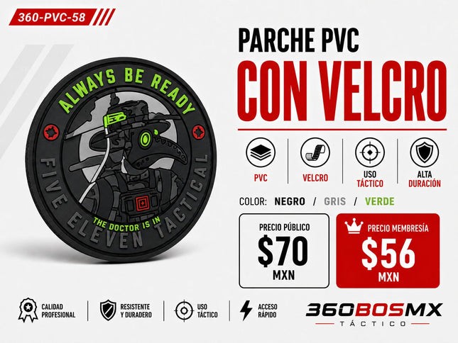Parche PVC  c/ Velcro