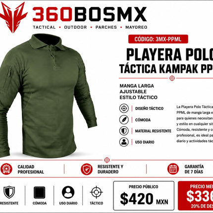 Camisa Polo Manda Larga